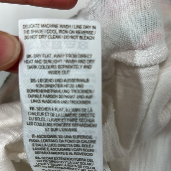 Trim Boden Sena Dress womens 10L white embroidered coastal boho colorful beach - Picture 10 of 11